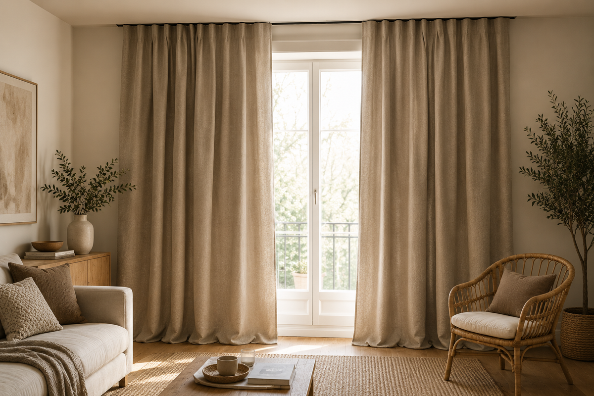 Rideau aspect lin | Provence