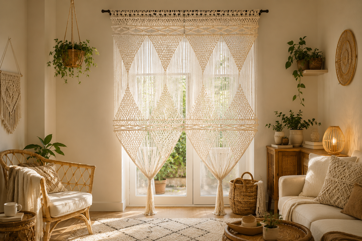 Rideau macramé | Boha