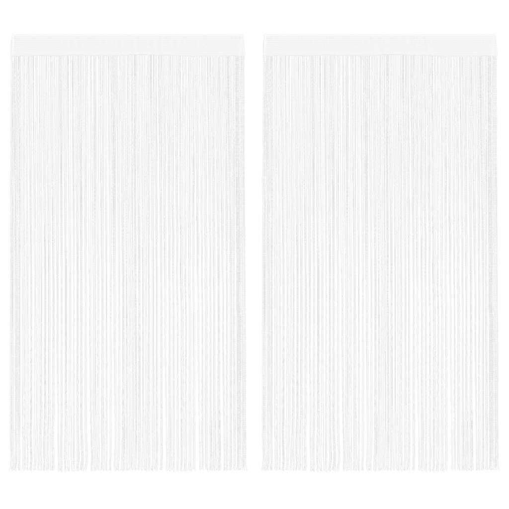 Rideau en fils - Blanc