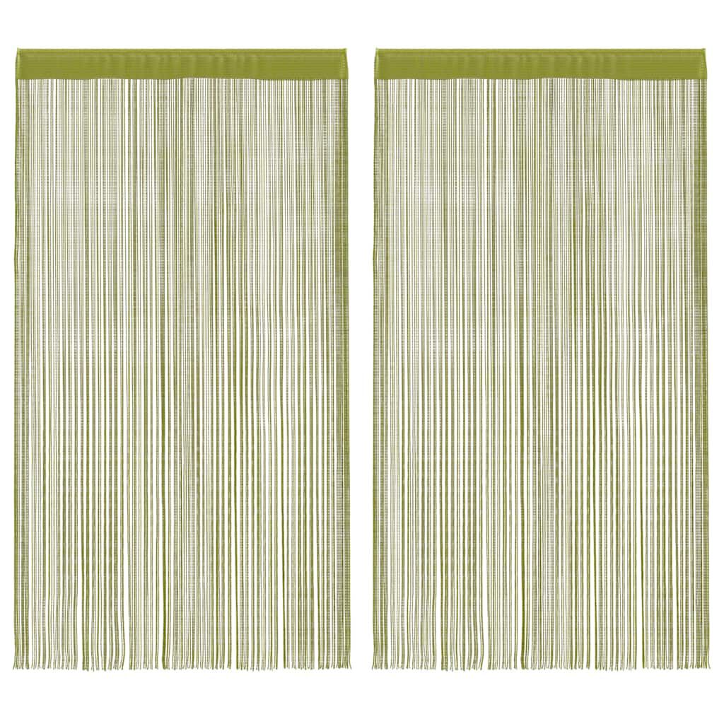 Rideau en fils - Vert