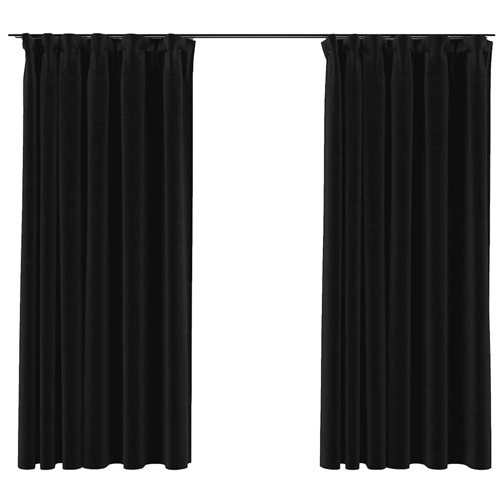 Rideau occultant aspect lin - Anthracite