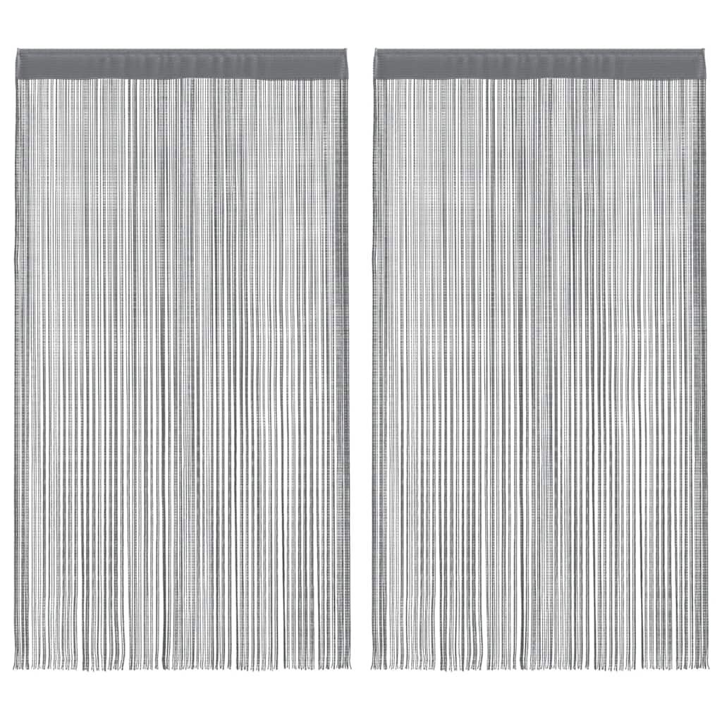 Rideau en fils - Anthracite