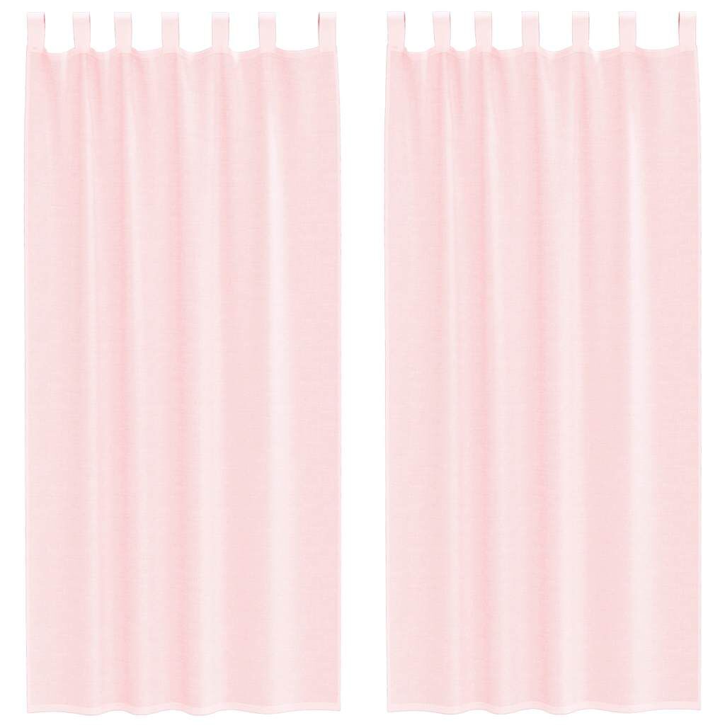 Rideau en voile - Rose clair