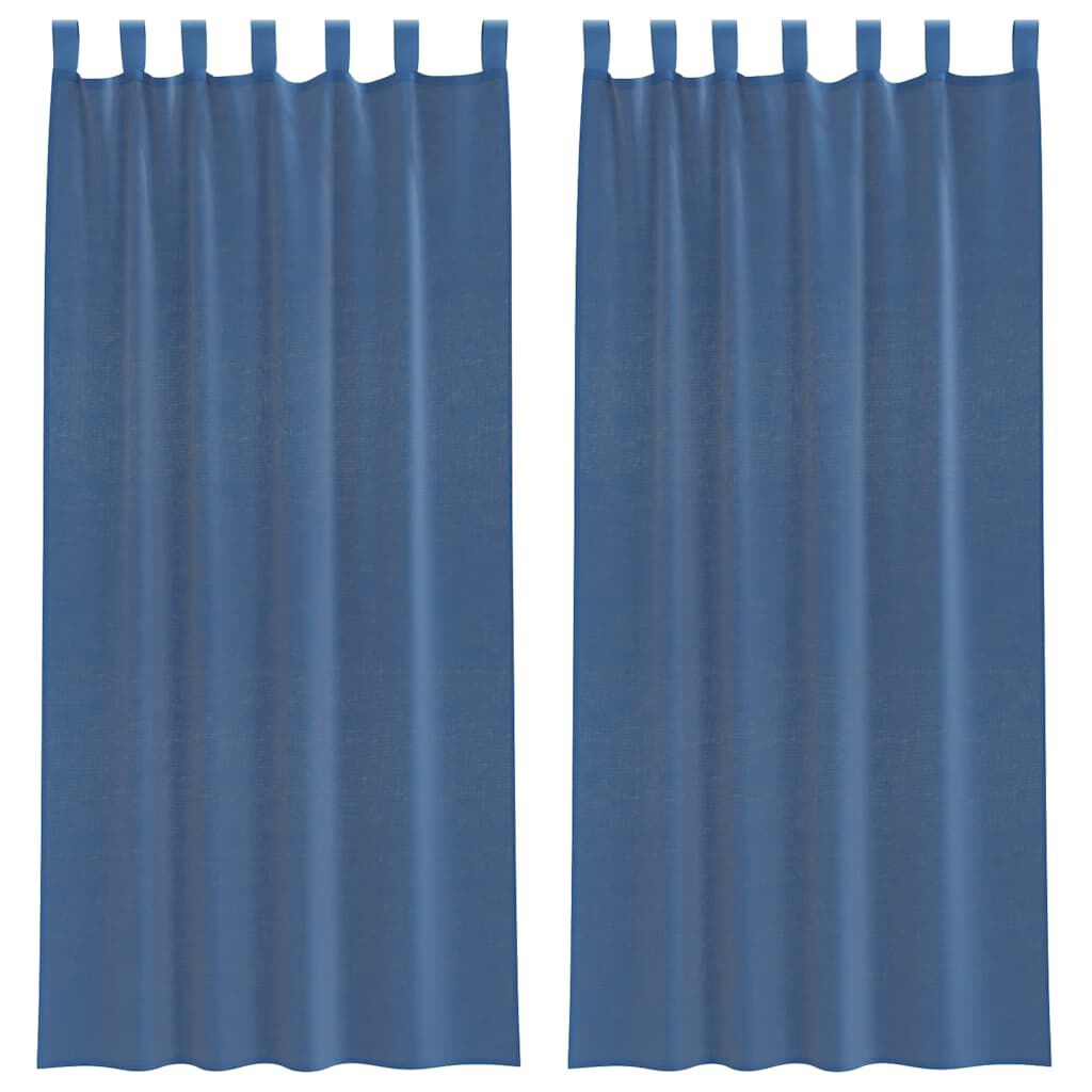 Rideau en voile - Bleu royal