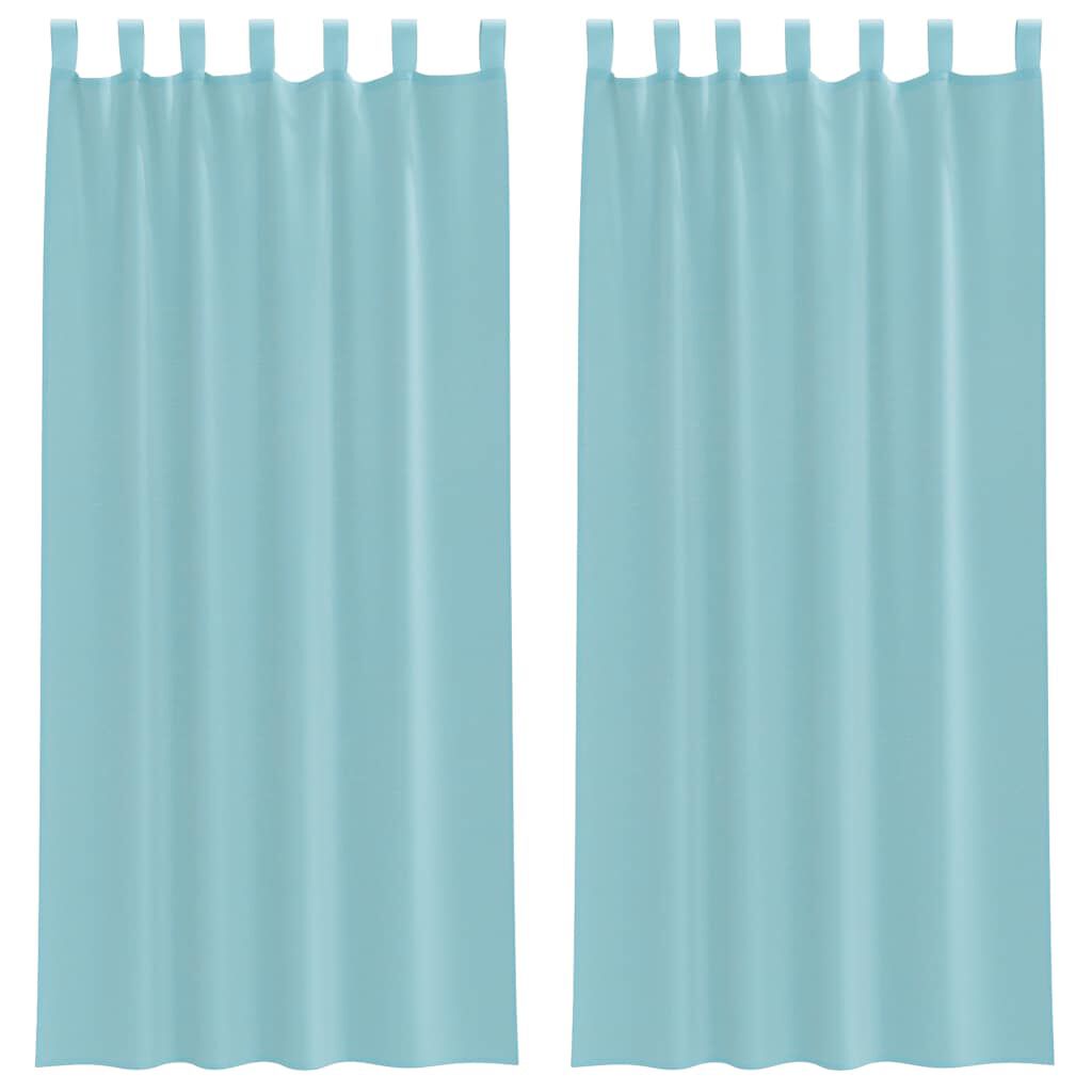 Rideau en voile - Turquoise